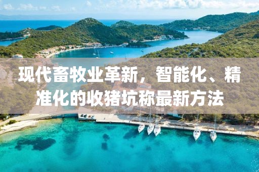 現(xiàn)代畜牧業(yè)革新，智能化、精準(zhǔn)化的收豬坑稱最新方法