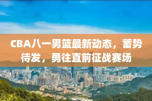 CBA八一男籃最新動態(tài)，蓄勢待發(fā)，勇往直前征戰(zhàn)賽場