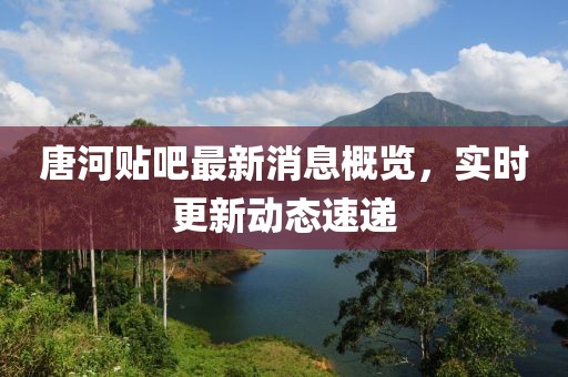 唐河貼吧最新消息概覽，實(shí)時(shí)更新動(dòng)態(tài)速遞