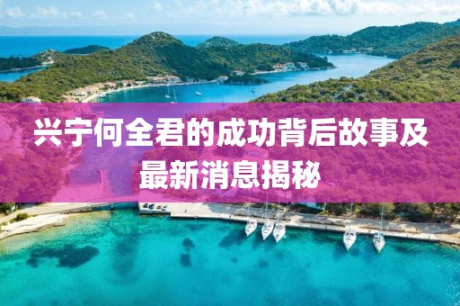 興寧何全君的成功背后故事及最新消息揭秘