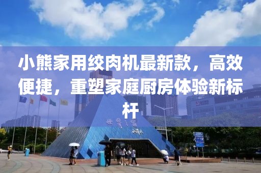 小熊家用絞肉機(jī)最新款，高效便捷，重塑家庭廚房體驗(yàn)新標(biāo)桿