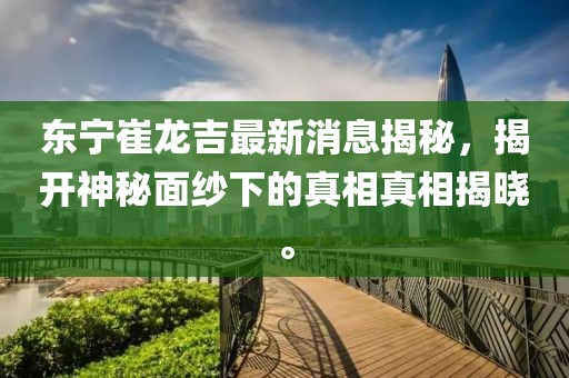 東寧崔龍吉最新消息揭秘，揭開神秘面紗下的真相真相揭曉。