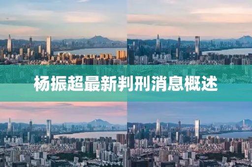 楊振超最新判刑消息概述