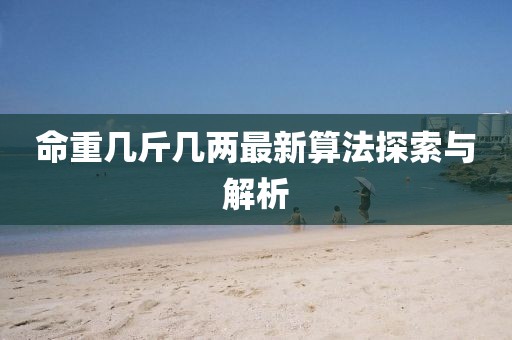 命重幾斤幾兩最新算法探索與解析