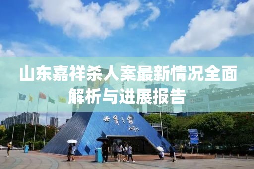 山東嘉祥殺人案最新情況全面解析與進(jìn)展報(bào)告