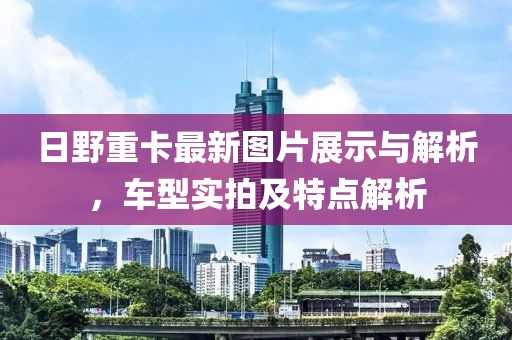日野重卡最新圖片展示與解析，車型實拍及特點解析