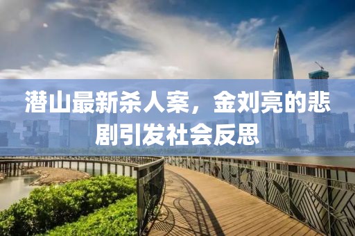 潛山最新殺人案，金劉亮的悲劇引發(fā)社會反思