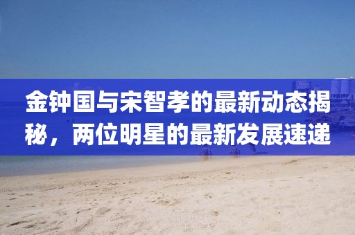 金鐘國與宋智孝的最新動態(tài)揭秘，兩位明星的最新發(fā)展速遞