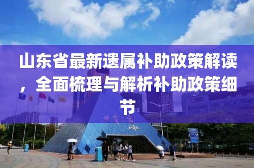 山東省最新遺屬補(bǔ)助政策解讀，全面梳理與解析補(bǔ)助政策細(xì)節(jié)