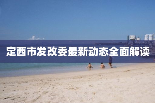 定西市發(fā)改委最新動(dòng)態(tài)全面解讀