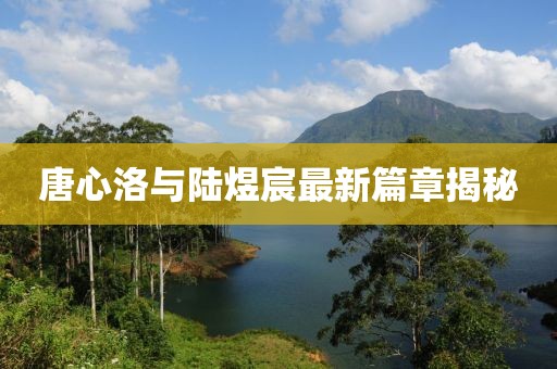 唐心洛與陸煜宸最新篇章揭秘