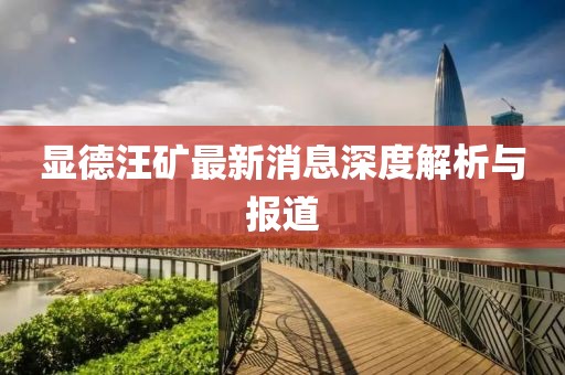 顯德汪礦最新消息深度解析與報(bào)道