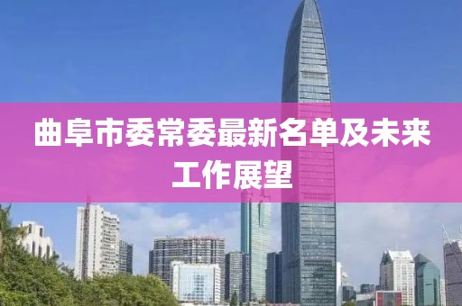 曲阜市委常委最新名單及未來工作展望