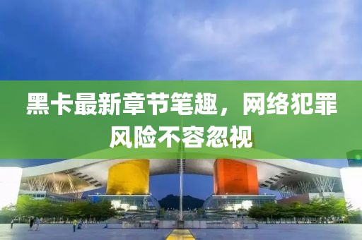 黑卡最新章節(jié)筆趣，網(wǎng)絡(luò)犯罪風(fēng)險(xiǎn)不容忽視