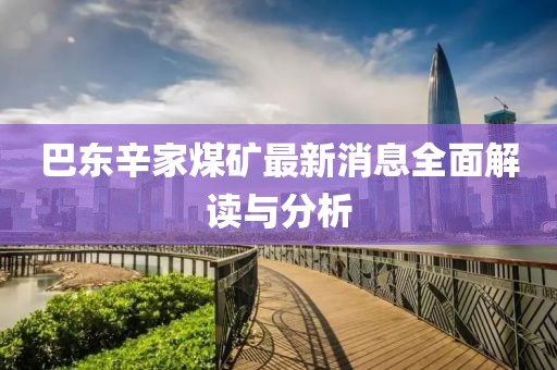 巴東辛家煤礦最新消息全面解讀與分析