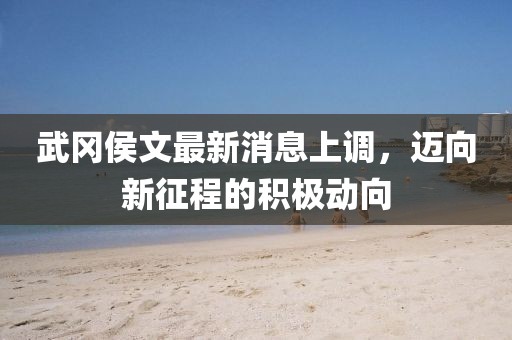 武岡侯文最新消息上調，邁向新征程的積極動向