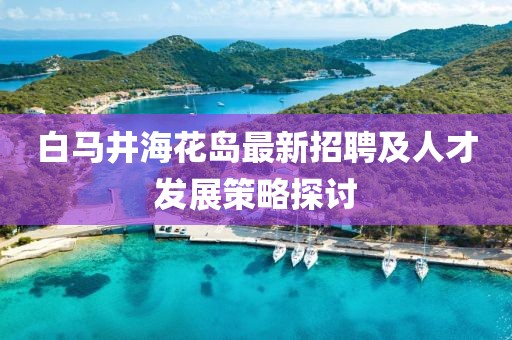 白馬井?；◢u最新招聘及人才發(fā)展策略探討