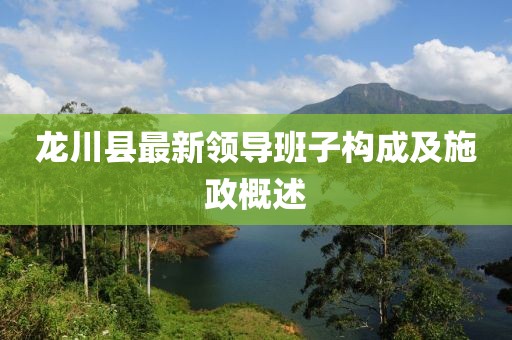 龍川縣最新領導班子構成及施政概述
