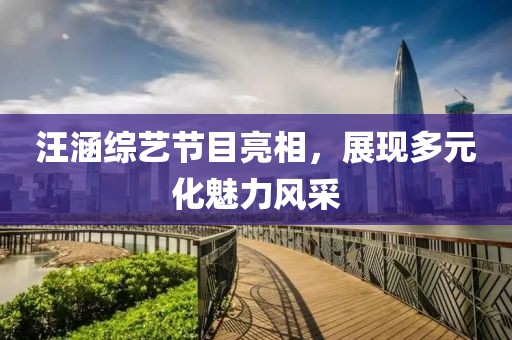 汪涵綜藝節(jié)目亮相，展現(xiàn)多元化魅力風(fēng)采