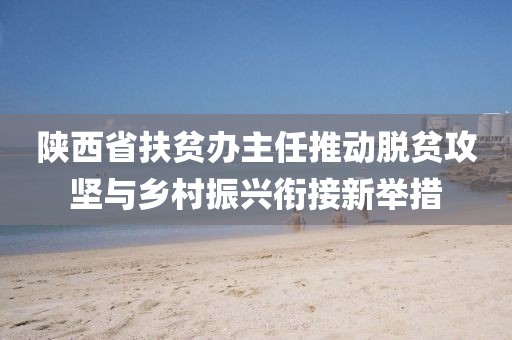 陜西省扶貧辦主任推動(dòng)脫貧攻堅(jiān)與鄉(xiāng)村振興銜接新舉措