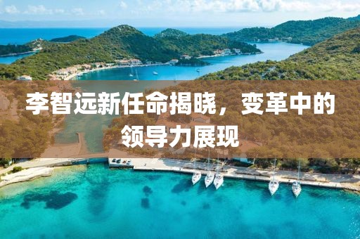 李智遠新任命揭曉，變革中的領導力展現