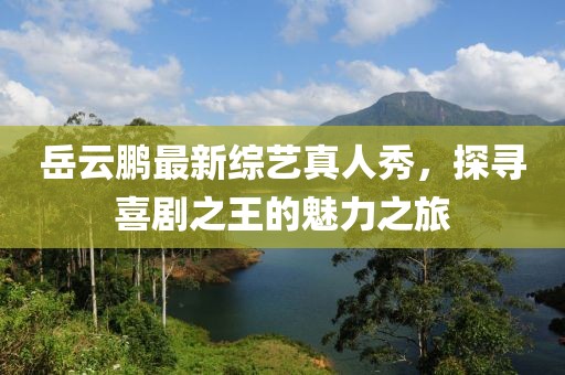 岳云鵬最新綜藝真人秀，探尋喜劇之王的魅力之旅