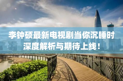 李鐘碩最新電視劇當(dāng)你沉睡時深度解析與期待上線！