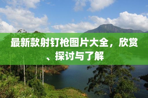 最新款射釘槍圖片大全，欣賞、探討與了解
