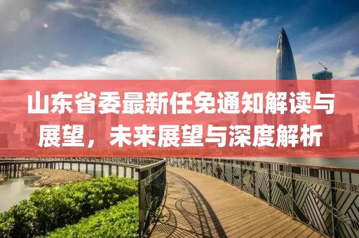 山東省委最新任免通知解讀與展望，未來(lái)展望與深度解析