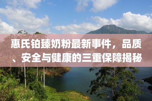惠氏鉑臻奶粉最新事件，品質(zhì)、安全與健康的三重保障揭秘