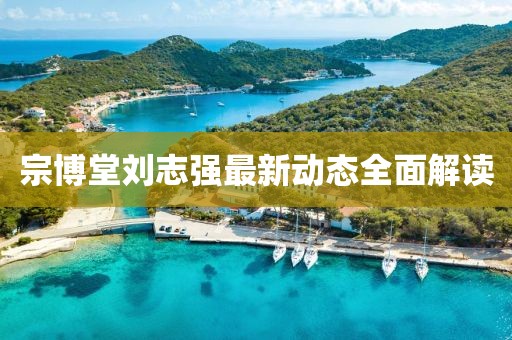 宗博堂劉志強(qiáng)最新動(dòng)態(tài)全面解讀