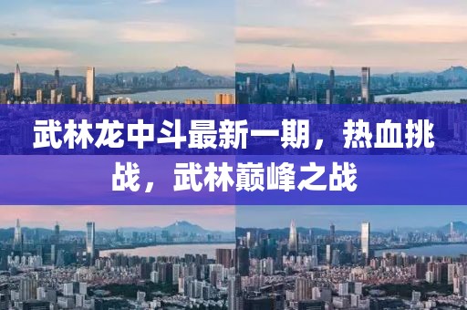 武林龍中斗最新一期，熱血挑戰(zhàn)，武林巔峰之戰(zhàn)