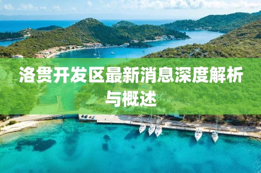 洛貫開發(fā)區(qū)最新消息深度解析與概述