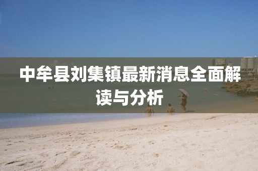 中牟縣劉集鎮(zhèn)最新消息全面解讀與分析