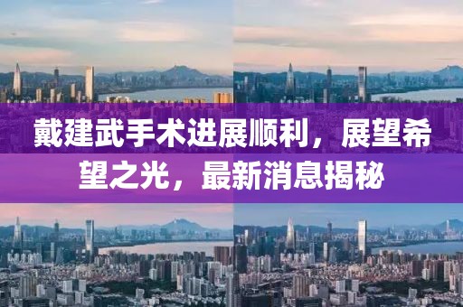 戴建武手術(shù)進展順利，展望希望之光，最新消息揭秘