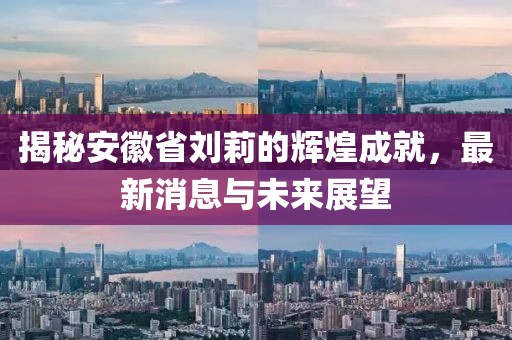 揭秘安徽省劉莉的輝煌成就，最新消息與未來(lái)展望