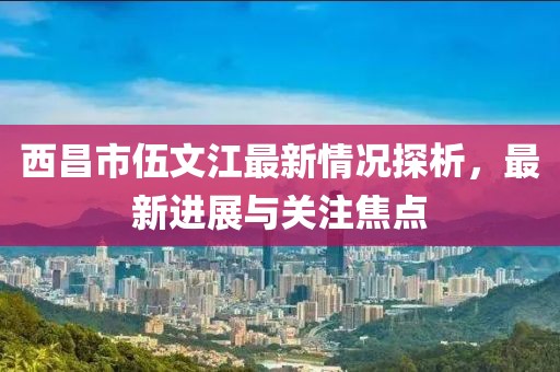 西昌市伍文江最新情況探析，最新進(jìn)展與關(guān)注焦點(diǎn)