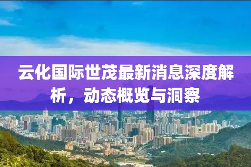 云化國(guó)際世茂最新消息深度解析，動(dòng)態(tài)概覽與洞察