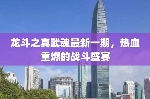 龍斗之真武魂最新一期，熱血重燃的戰(zhàn)斗盛宴