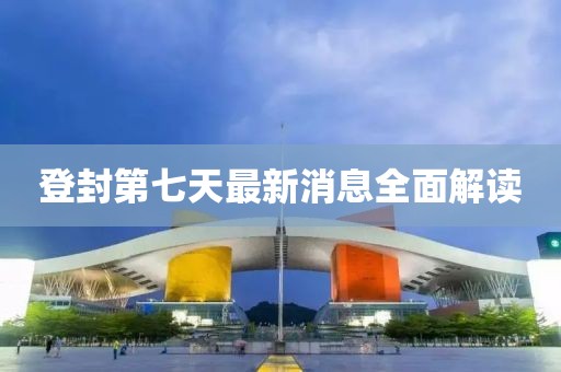 登封第七天最新消息全面解讀