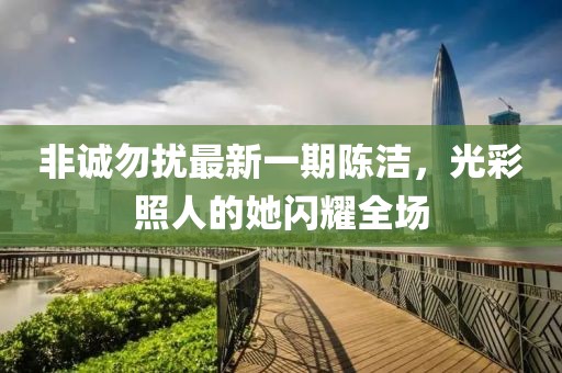 非誠勿擾最新一期陳潔，光彩照人的她閃耀全場