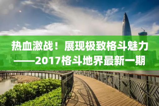 熱血激戰(zhàn)！展現極致格斗魅力——2017格斗地界最新一期