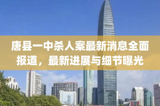 唐縣一中殺人案最新消息全面報道，最新進展與細節(jié)曝光