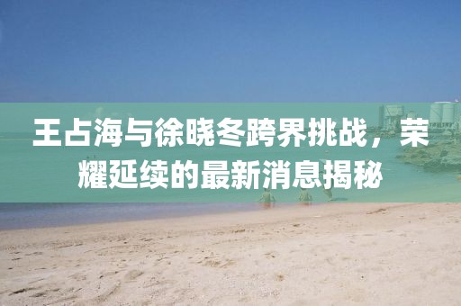 王占海與徐曉冬跨界挑戰(zhàn)，榮耀延續(xù)的最新消息揭秘