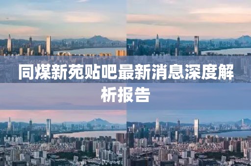 同煤新苑貼吧最新消息深度解析報告