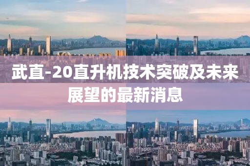 武直-20直升機技術(shù)突破及未來展望的最新消息