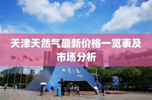 天津天然氣最新價格一覽表及市場分析