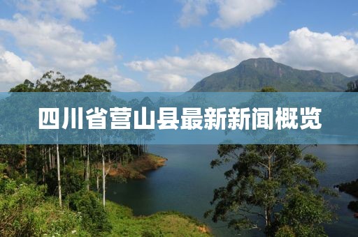 四川省營山縣最新新聞概覽
