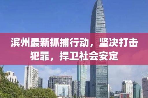 濱州最新抓捕行動，堅決打擊犯罪，捍衛(wèi)社會安定