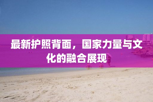 最新護(hù)照背面，國家力量與文化的融合展現(xiàn)